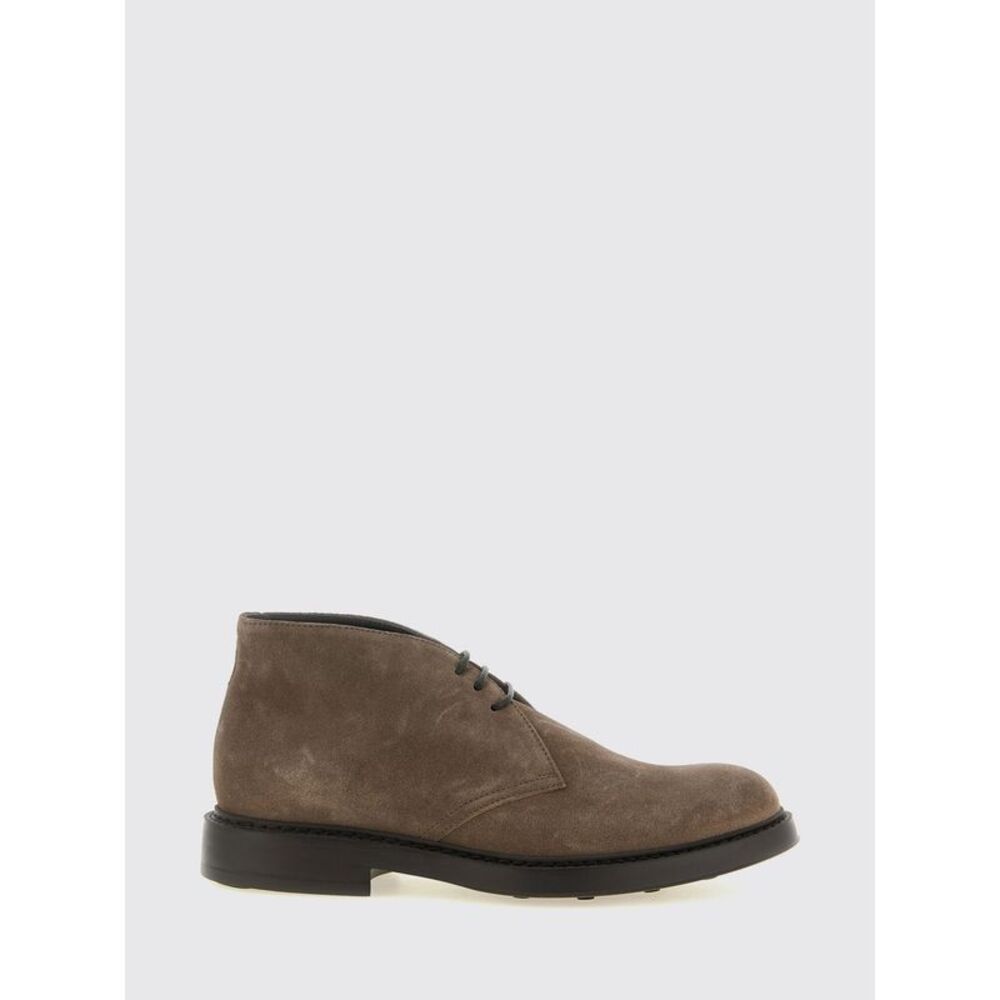 Doucal's Men Suede Leather Chukka Boots Doucal's With Rubber Sole